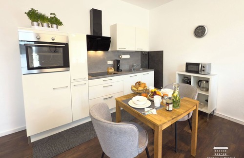 Losheim am See Apartment | Gästehaus am Bachlauf - Losheim am See 53m²/1-2 pers terrace & wellness garden