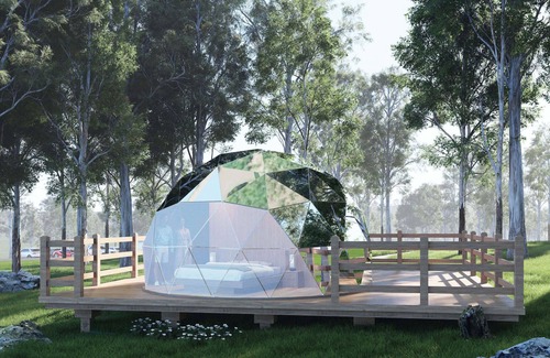 Sullivan Cabin | Gaia Nook-Mirror Dome with Private Bathroom