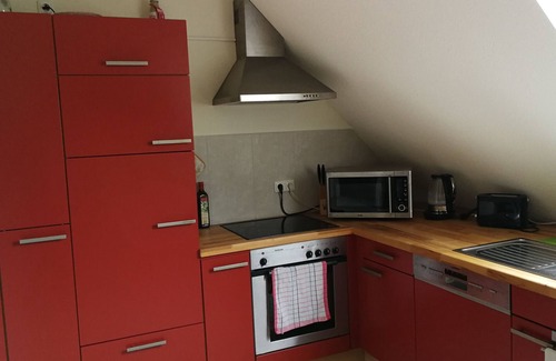 Wasserzell Apartment | Gallery apartment with pool, garden, covered terrace at Brombachsee