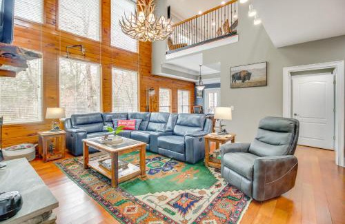 East Ellijay House | Game Room and Fire Pit Riverfront Home in Ellijay!