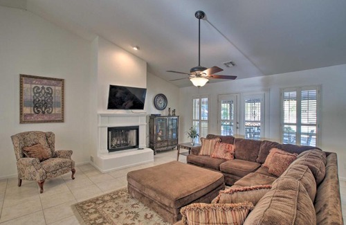 Saddleback Hills House | Game Room, Fire Pit and Putting Green Glendale Home