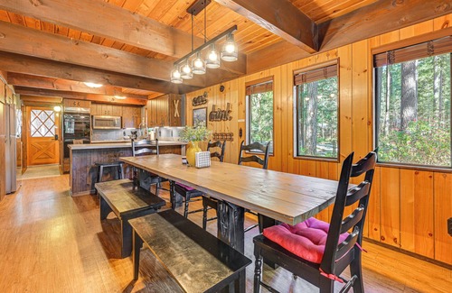 Packwood Cabin | Game Room & Fire Pit: Family Cabin in Packwood!