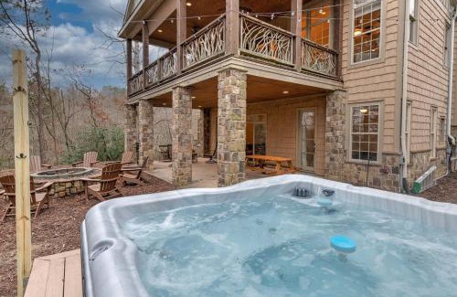 Lake Lure House | Game Room ~ Fire Pit ~ Resort Access ~ Huge Home