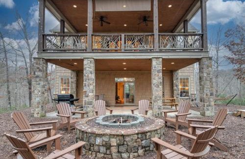 Lake Lure House | Game Room ~ Fire Pit ~ Resort Access ~ Huge Home