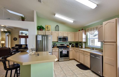 Windsor Palms House | Game room, pool & hot tub, full privacy in pool area, TV in each bedroom