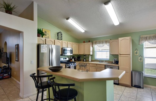 Windsor Palms House | Game room, pool & hot tub, full privacy in pool area, TV in each bedroom