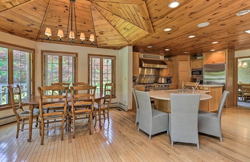 Hancock House | Game Room, Yard + Hot Tub: Spacious Catskills Home