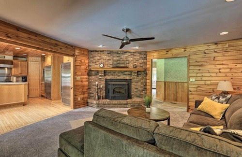 Hancock House | Game Room, Yard + Hot Tub: Spacious Catskills Home