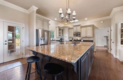 Youngsville House | Gameday Getaway Pool Pond King Bed Sports Complex