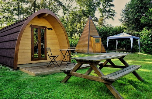Versmold Cabin | Gamping Pod, the rustic nature lodge in Versmold on Heidekamp