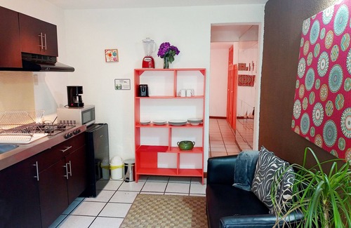 Guadalupe Inn Apartment | GARDEN HOUSE 1 BDR/DOUBLE BED/FULL BATHROOM/KITCHEN/LIVING & DINING ROOM