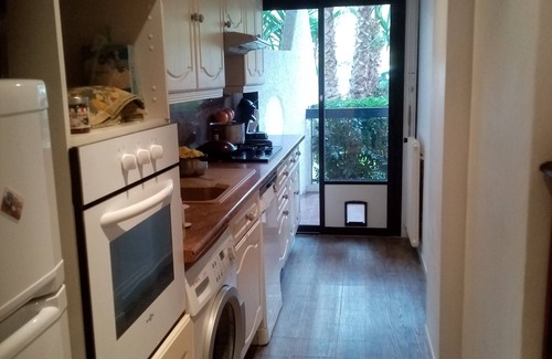 Plaine de la Brague Apartment | Garden-level apartment in attractive, secure residence with swimming pool.