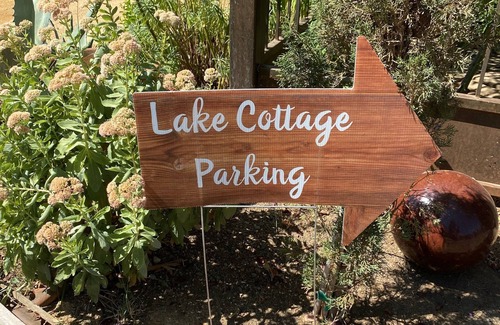 Redwood Valley Cottage | Gated Estate- Lake, Vineyard and Barn View Cottage