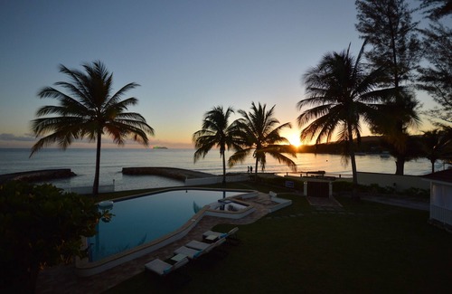 Mammee Bay House | Gated, Four Bedroom, Four Bath, BEACH FRONT, SEA VIEW, Staffed