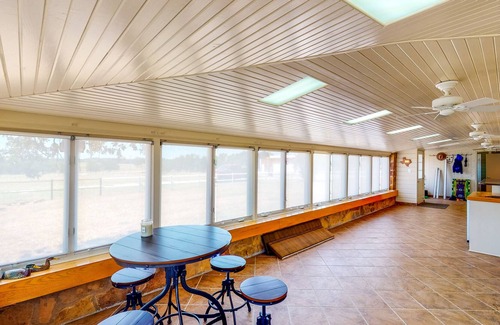 Mineral Wells House | Gated Home next to Lake with Gorgeous Sunroom, Game Room & Fireplace