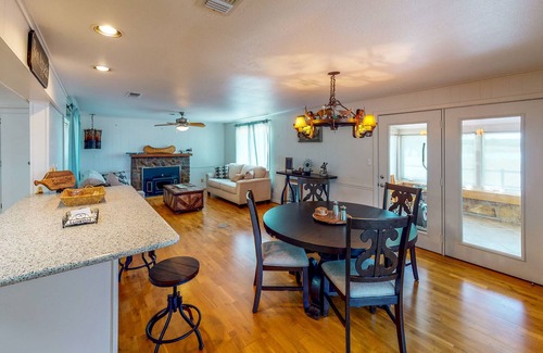 Mineral Wells House | Gated Home next to Lake with Gorgeous Sunroom, Game Room & Fireplace