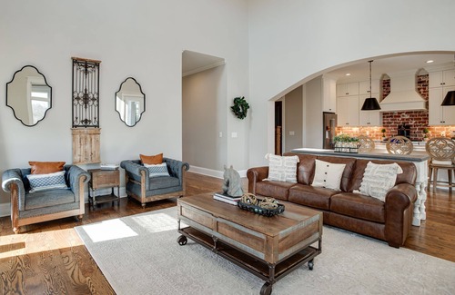 Thompson's Station House | Gated Private Estate With Pool, Hilltop Views, and Game Room on 8 acres