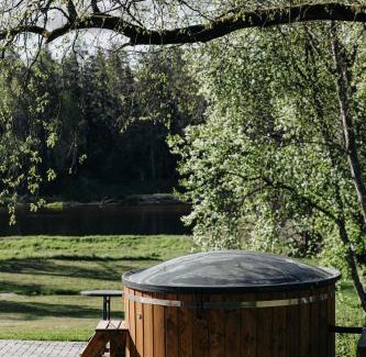 Adazi House | "Gaujmale" sauna house in nature