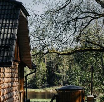 Adazi House | "Gaujmale" sauna house in nature