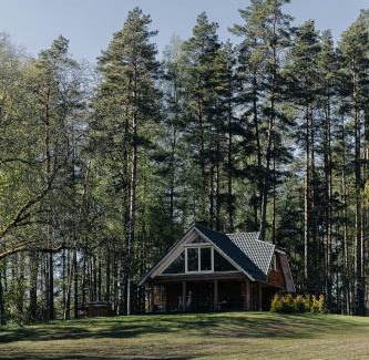 Adazi House | "Gaujmale" sauna house in nature