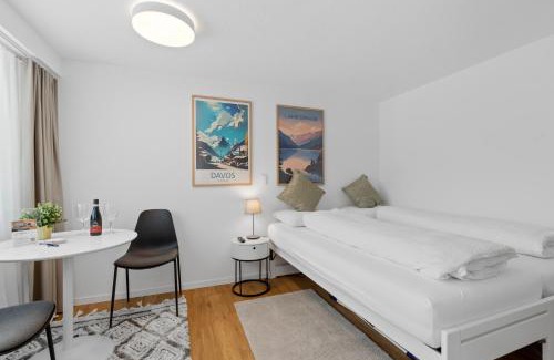 Wiesen Apartment | Gemütliche 1 Zimmer Wohnung in Davos Wiesen nähe der Skigebiete Davos