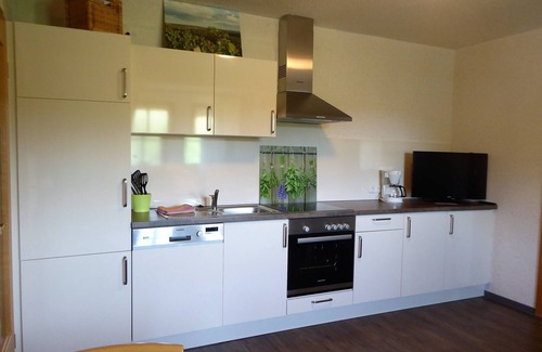 Volkach Apartment | Gemütliche 55qm Ferienwohnung mit komplett ausgestatteter Küche, Haustiere auf Anfrage erlaubt