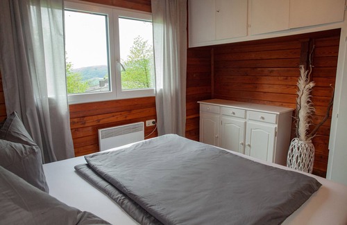 Lindenfels Cabin | Gemütliche Blockhütte mit Kaminofen und toller Aussicht