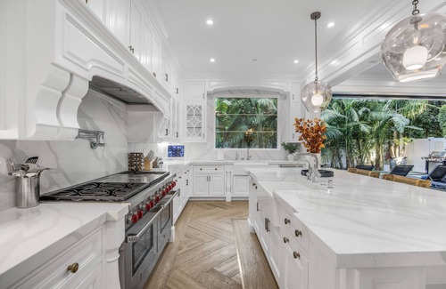 Melrose Villa | Genesee Ave Farmhouse - Contemporary Oasis with Pool and Theater