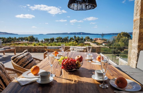 Gialova Villa | Gialova SUNSET VILLA with Seaview and Private Pool and 3 Bedrooms