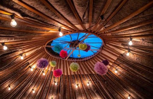 Scunthorpe Other | Giant Yurt Sleeping 8 with Spa, Catering, Walled Gardens, Nature Reserve, Free Parking