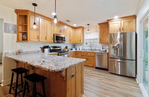 Wright House | Gigi's Beach Getaway with Game Room, Smart TVs, WiFi, Beautiful Patio/Fire Pit