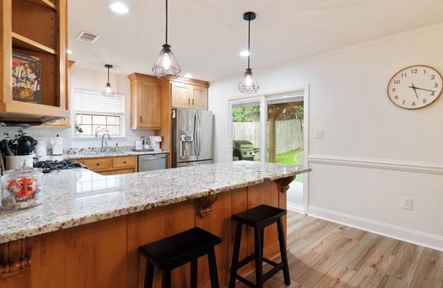 Wright House | Gigi's Beach Getaway with Game Room, Smart TVs, WiFi, Beautiful Patio/Fire Pit