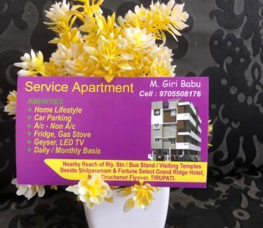 Tiruchanur Apartment | GIRI Service Apartment