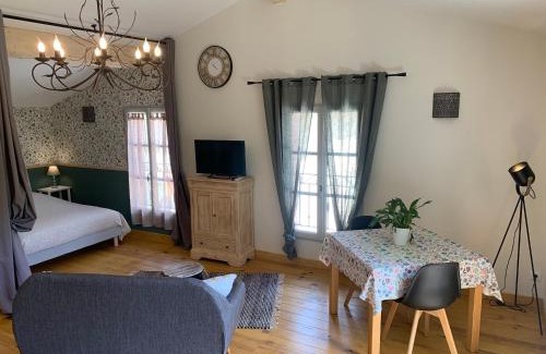 Sajas Apartment | Gite de campagne - Vue jardin- Piscine