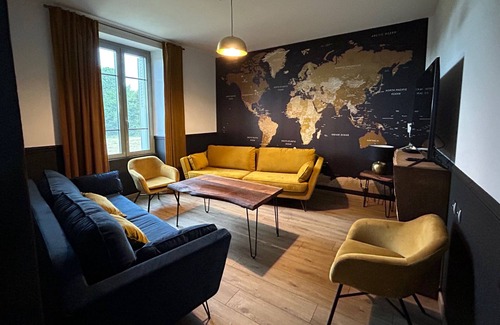 Saint-Plantaire House | Gite La Fileuse, maison avec bain finlandais