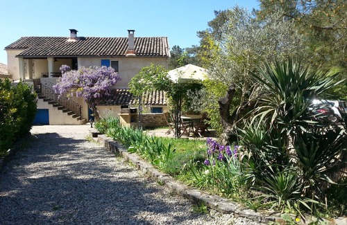 Gagnieres Apartment | Gîte Pigne de Pin 5 people with swimming pool in a former silkworm
