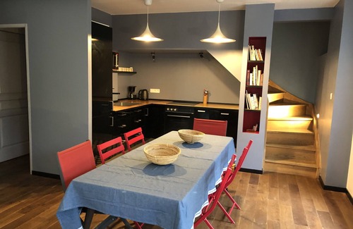 Labastide-d'Anjou House | Gites La Chouette Bleue, 25 people, private heated pool, 9 bedrooms, bowling green, spa