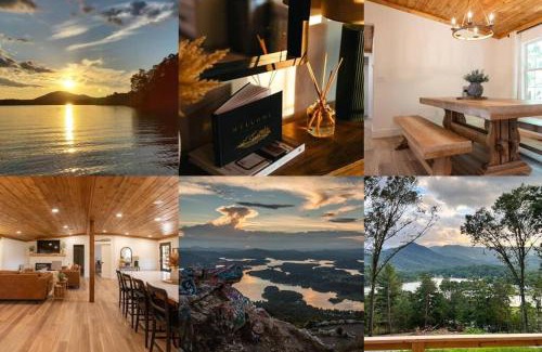 Hiawassee House | Glamp House Lake and Mountain Views Hot Tub