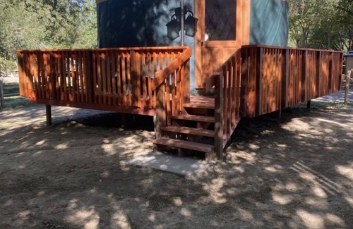 Montrose Cabin | Glamp in style in our 16' yurt, situated on Cedar Creek.