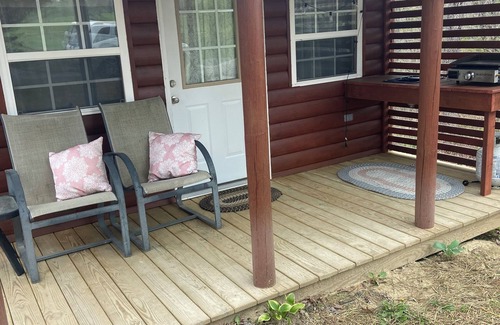 Muddy Pond RV Rental | Glamping Cabin camping at muddy Pond Campground