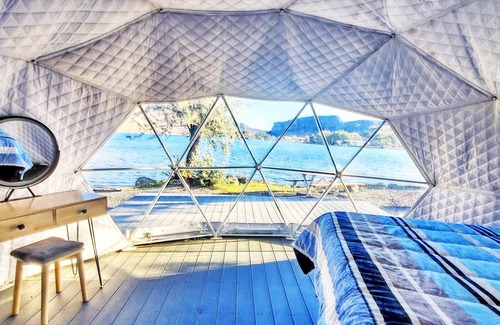 Coulee City House | Glamping Dome at Blue Lake in Coulee City (site 39)