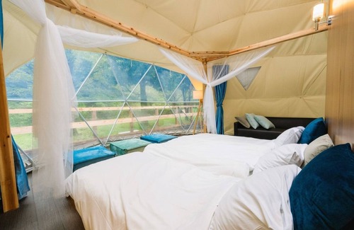 Yamakita Hotel | Glamping dome tent with toilet and semiopenair bath Pets allowed Room without meals plan/Ashigarakamigun Kanagawa