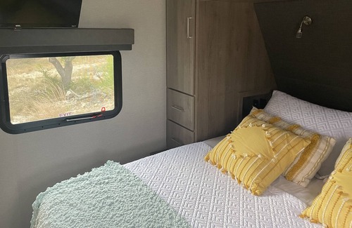Gonzales House | Glamping in Gonzales at Medina Casita RV!