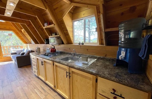 Arteaga Cabin | Glamping MORET Alpine Cabin M2 from 2 to 6 people - pet friendly