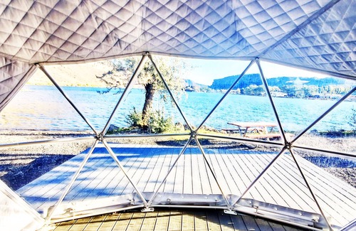 Coulee City Apartment | Glamping Tent at Blue Lake in Coulee City (site 43)