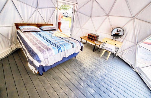 Coulee City Apartment | Glamping Tent at Blue Lake in Coulee City (site 43)
