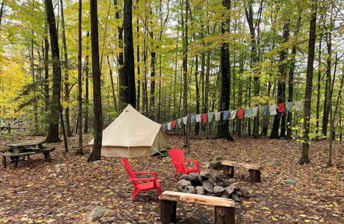 Kerhonkson RV Rental | Glamping tent & Campsite by Minnewaska State Park