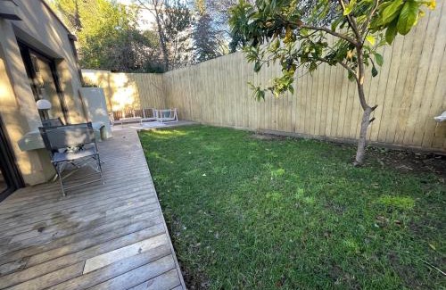 Boutonnet Villa | Glass and wood designer villa with garden in centertown