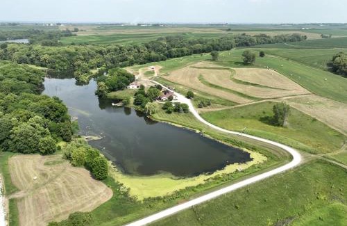 Glenwood House | Glenwood Glamping Vacations at this Charming Covered Wagon Rental in Iowa