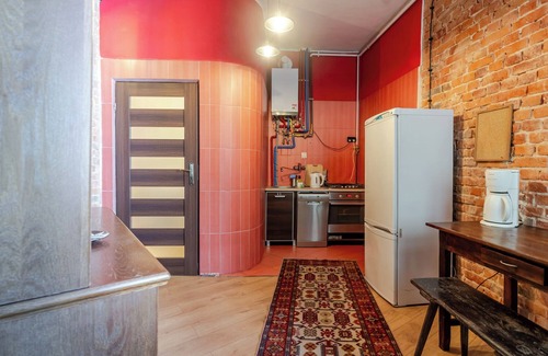Gliwice Apartment | Gliwice Industrial Brick Style Apartment